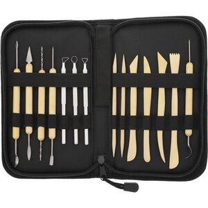 US Art Supply 14-Piece Pottery, Clay Sculpture & Ceramics Tool Set